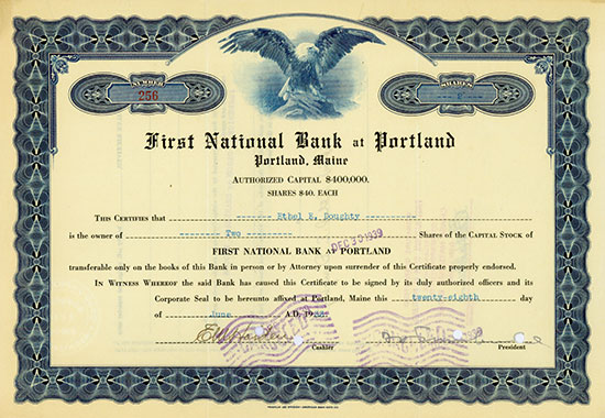 First National Bank at Portland
