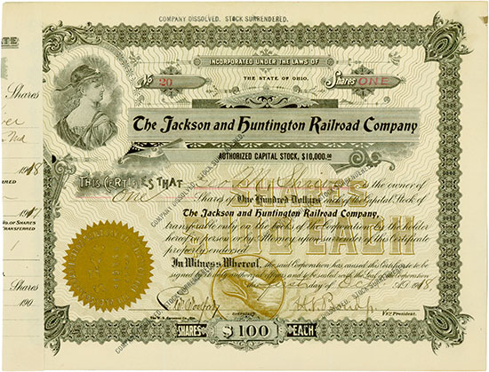 Jackson and Huntington Railroad Company