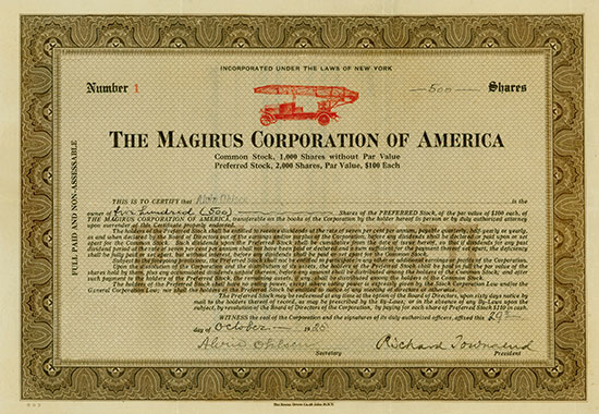 Magirus Corporation of America