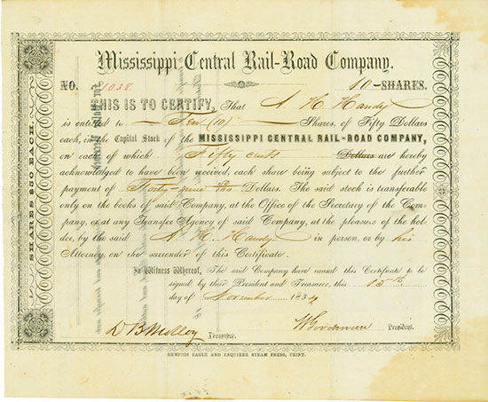 Mississippi Central Rail-Road Company