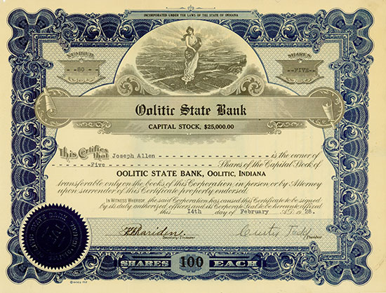 Oolitic State Bank