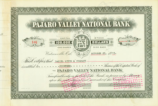 Pajaro Valley National Bank