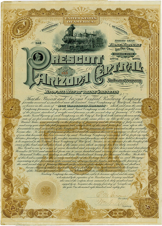 Prescott and Arizona Central Railway Company