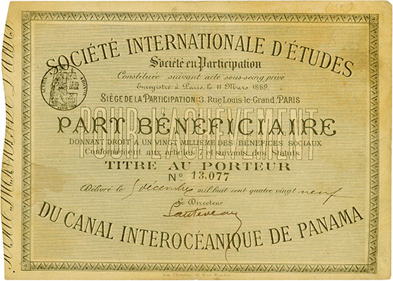 Société Internationale d'Ètudes du Canal Interocéanique de Panama