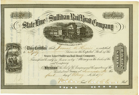 State Line and Sullivan Rail Road Company