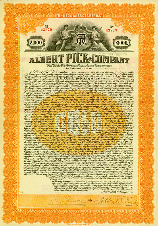 Albert Pick & Company [2 Stück]