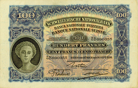 Switzerland - Schweizerische Nationalbank - Pick 35b
