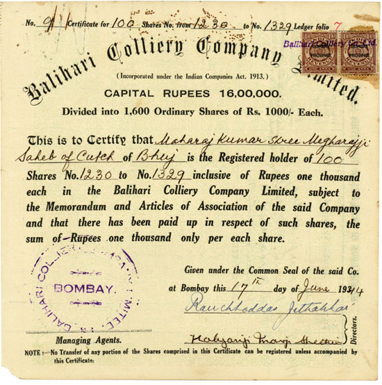 Balihari Colliery Company Limited