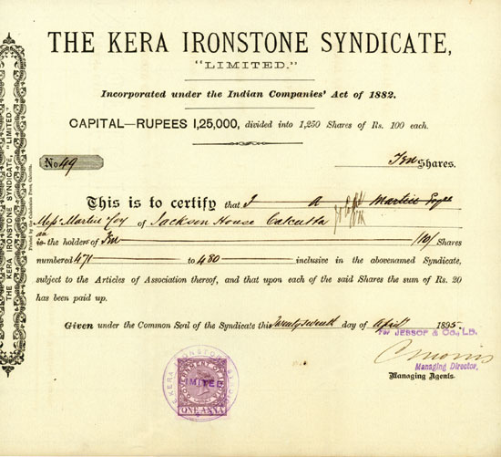 Kera Ironstone Syndicate Limited