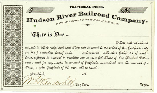 Hudson River Railroad Company 
