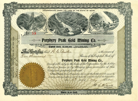 Porphyry Peak Gold Mining Co.