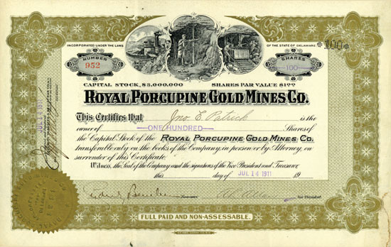 Royal Porcupine Gold Mines Co.