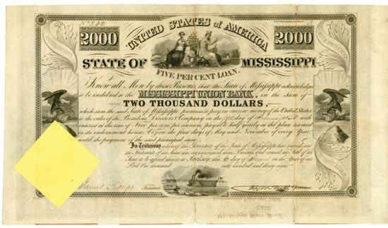 State of Mississippi (Mississippi Union Bank, Criswell 38D, R8)