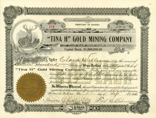 Tina H Gold Mining Company
