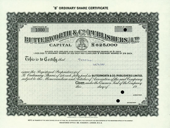 Butterworth & Co. (Publishers) Ltd.