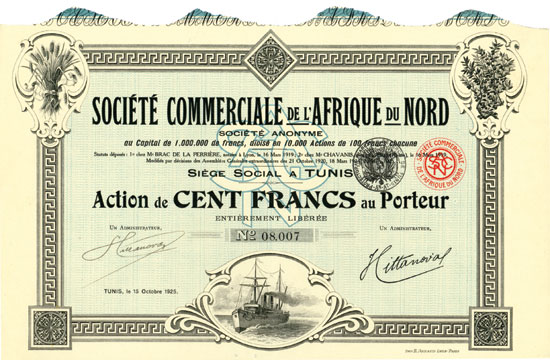 Société Commerciale de l'Afrique du Nord S. A.