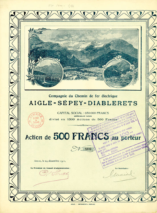 Compagnie du Chemin de fer électrique Aigle-Sépey-Diablerets