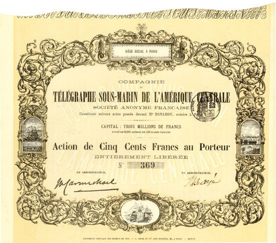 Compagnie du Télégraphe Sous-Marin de L'Amérique Centrale S. A.