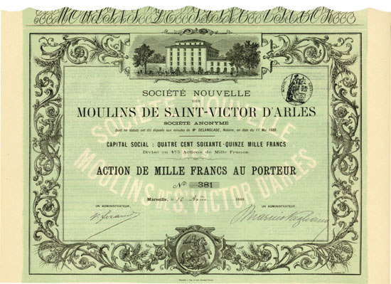 Société Nouvelle des Moulins de Saint-Victor d'Arles S. A.
