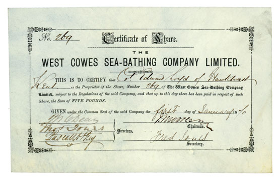 West Cowes Sea-Bathing Company Limited