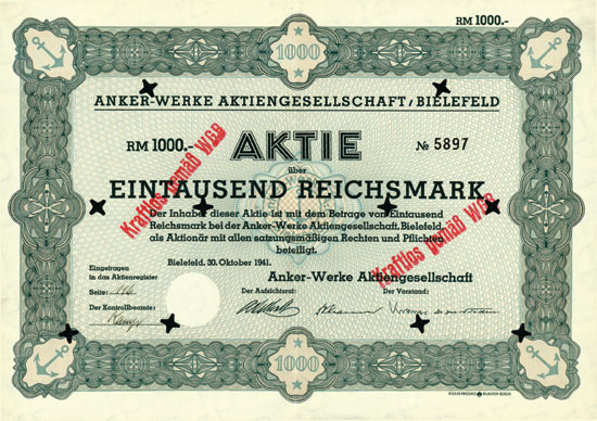 Anker-Werke AG Bielefeld