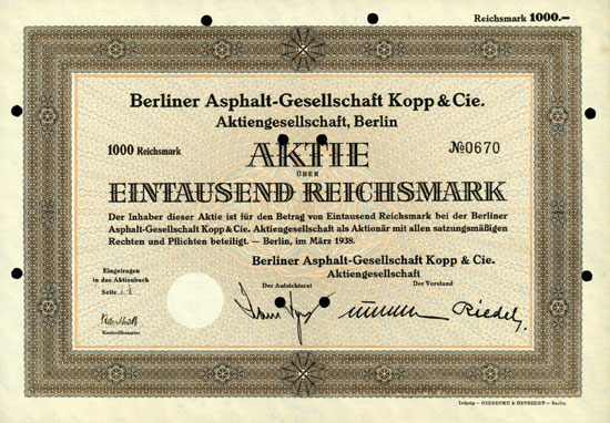 Berliner Asphalt-Gesellschaft Kopp & Cie. AG