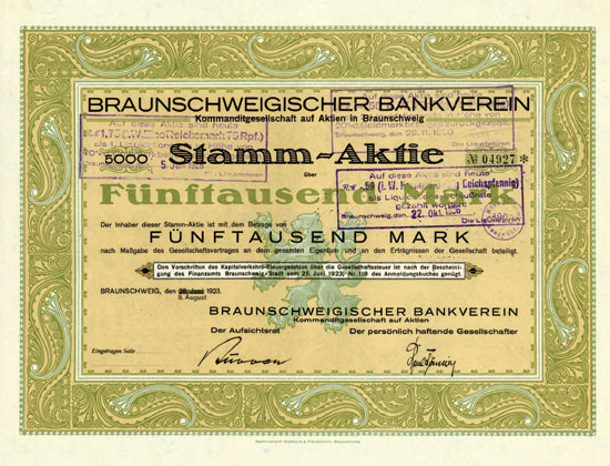 Braunschweigischer Bankverein KGaA
