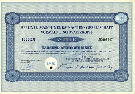 Berliner Maschinenbau-AG vormals L. Schwartzkopf 