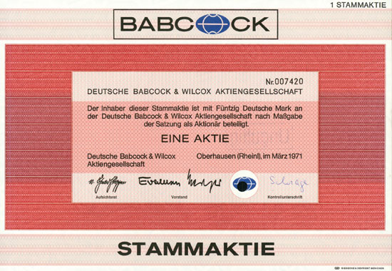 Deutsche Babcock & Wilcox AG 