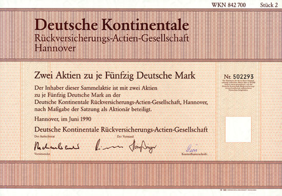Deutsche Kontinentale Rückversicherungs-AG
