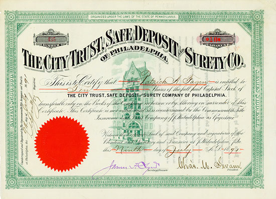 City Trust, Safe Deposit & Surety Co. of Philadelphia