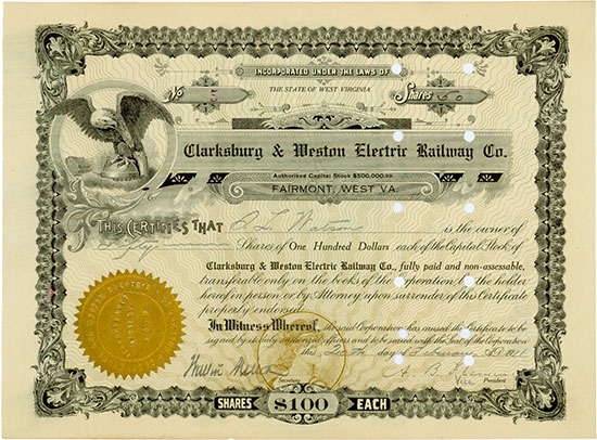 Clarksburg & Weston Electric Railway Co.