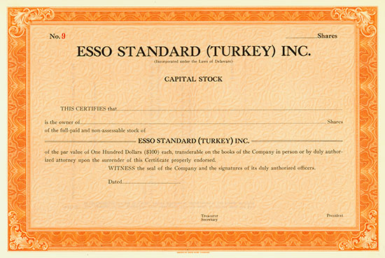 Esso Standard (Turkey) Inc.