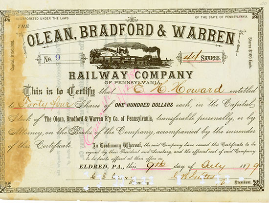 Olean, Bradford & Warren Railway Company