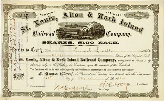 St. Louis, Alton & Rock Island Railroad Company