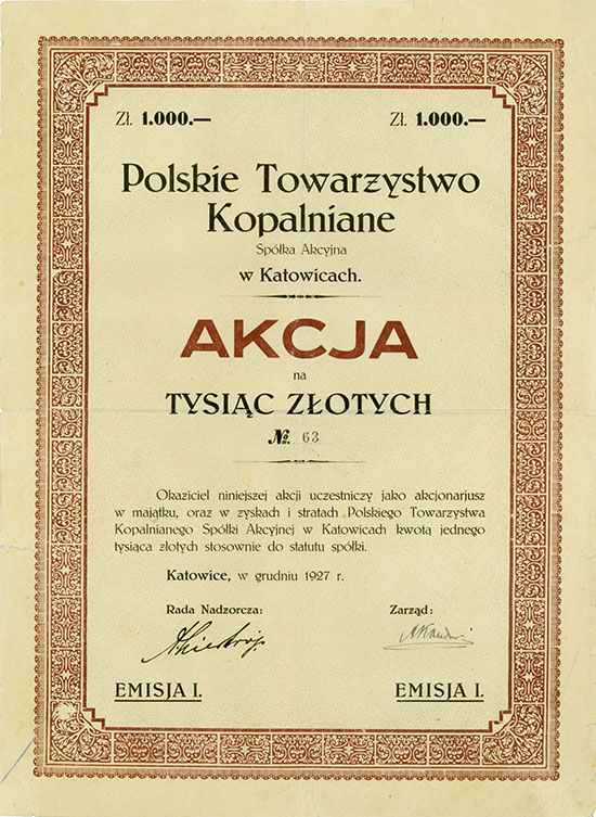 Polskie Towarzystwo Kopalniane Spólka Akcyjna