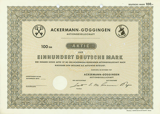 Ackermann-Göggingen AG