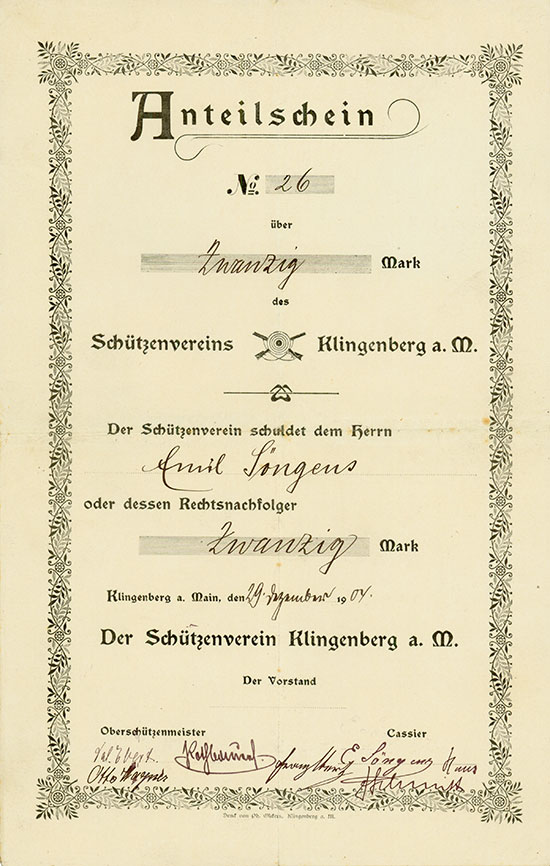 Schützenverein Klingenberg a. M.