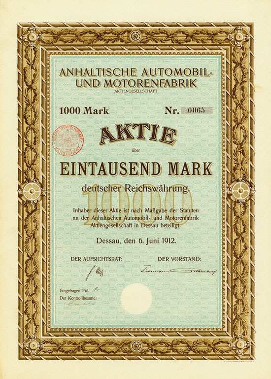 Anhaltische Automobil- und Motorenfabrik AG