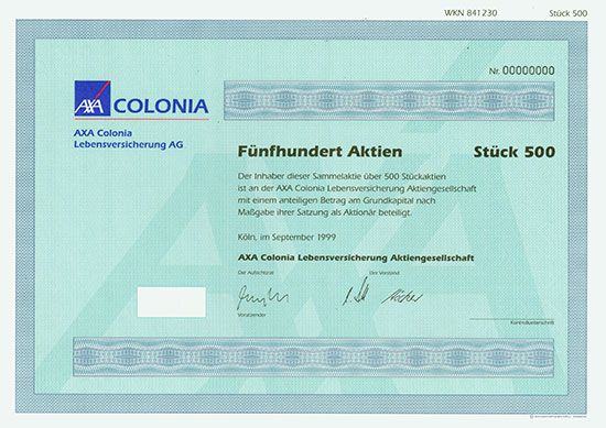 AXA Colonia Lebensversicherung AG