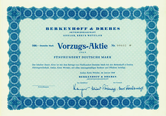 Berkenhoff & Drebes AG [MULTIAUKTION 10]