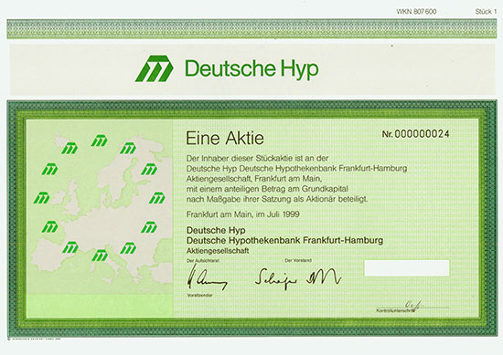 Deutsche Hyp Deutsche Hypothekenbank Frankfurt-Hamburg AG