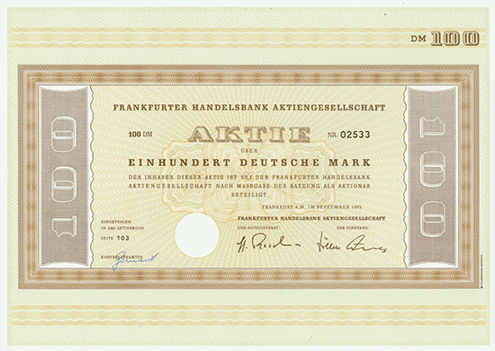 Frankfurter Handelsbank AG