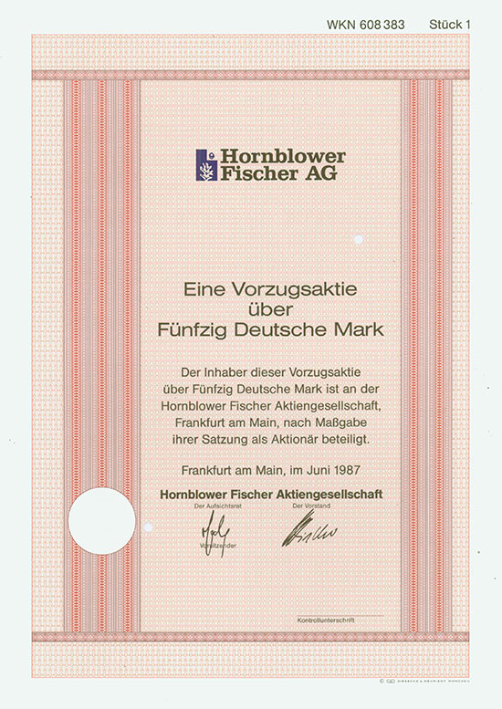 Hornblower Fischer AG [2 Stück]