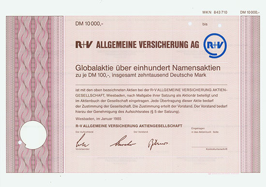 R+V Allgemeine Versicherung AG [4 Stück]