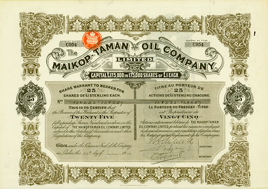 Maikop-Taman Oil Company, Limited