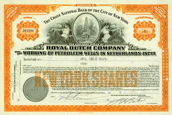 Royal Dutch Company for the Working of Petroleum Wells in Netherlands India