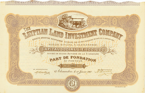 Egyptian Land Investment Company [2 Stück]