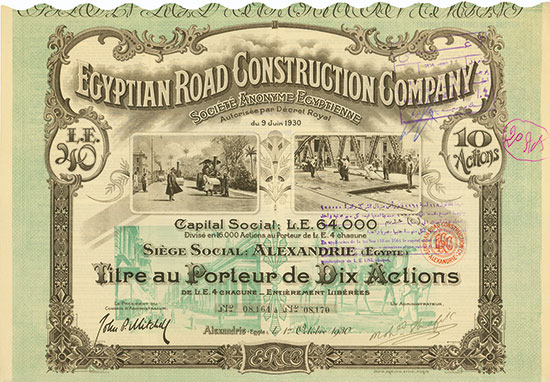 Egyptian Road Construction Company Société Anonyme Egyptienne