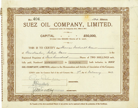 Suez Oil Company